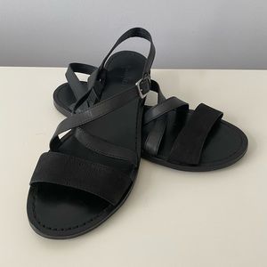 Cole Haan Black Leather Sandles